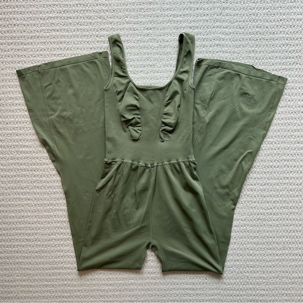Free People Sage Green Jumpsuit